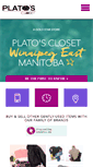 Mobile Screenshot of platosclosetwinnipegeast.com